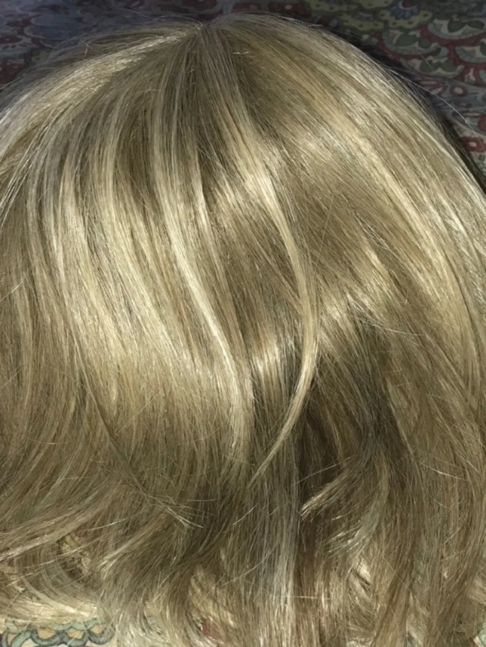 Layered ash Blonde Wig with Subtle Highlights - Women Hair